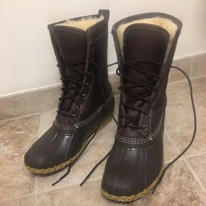 L.L.Bean Women’s 10” Shearling Lined boots